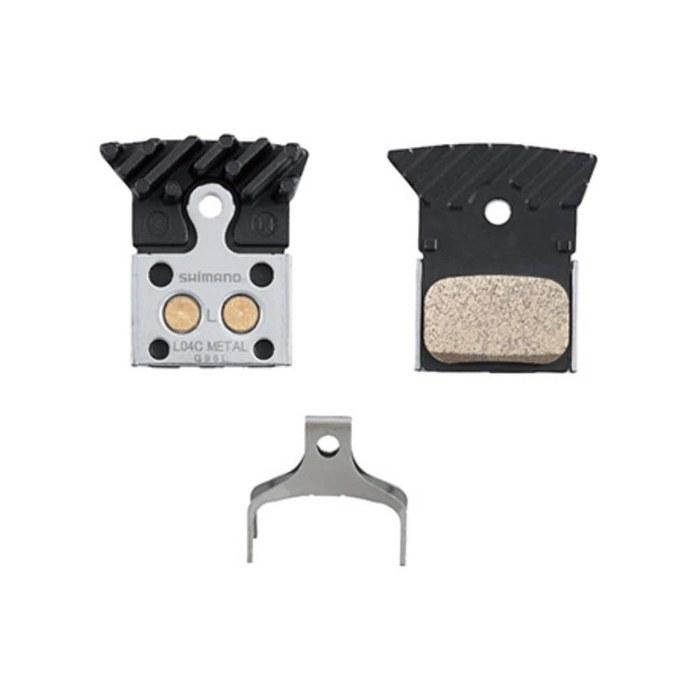 Shimano Disc Brake Pad L04C Metal Fin IBPL04CMFA Silver