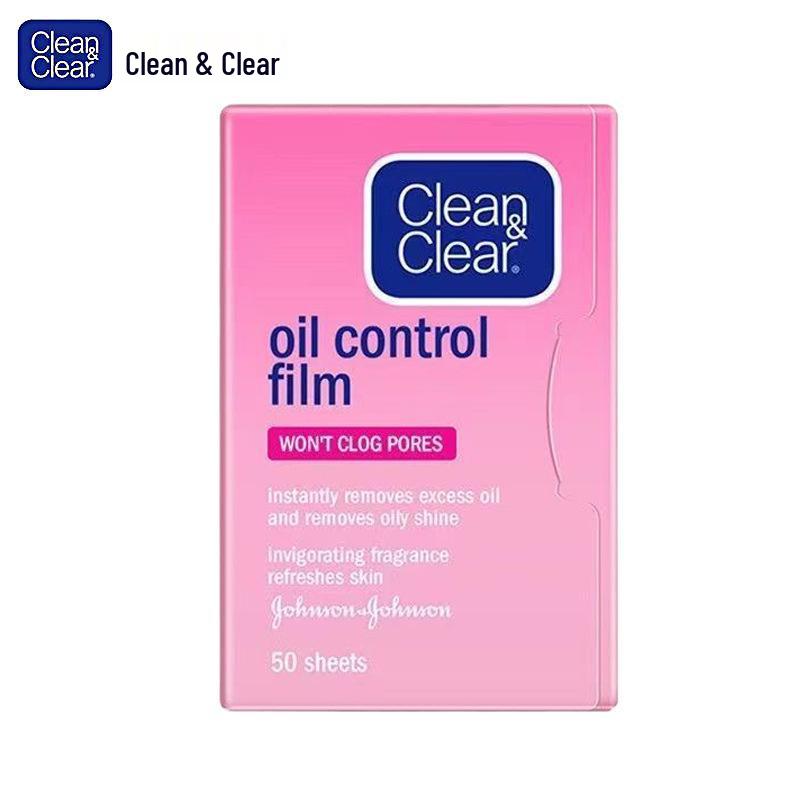 Очищающие матирующие салфетки Clean & Clear - Синяя и розовая пленка для контроля пор и очищения