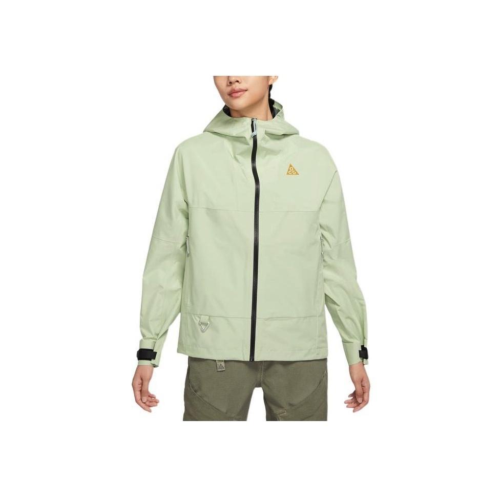 Nike ACG Storm-Fit Cascade Rains Embroidered Zip Hoodie Jacket Women Outerwear Green DR3169-343