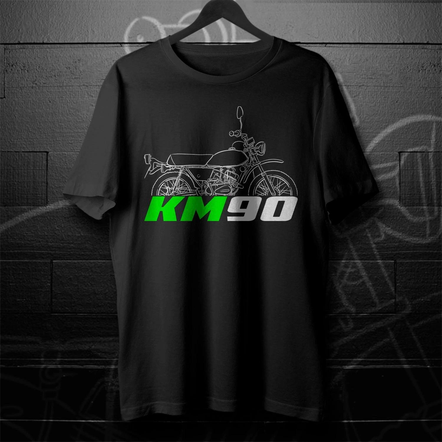 For Kawasaki KM90 1976-1980 fans - Motorcycle T shirt 4XL