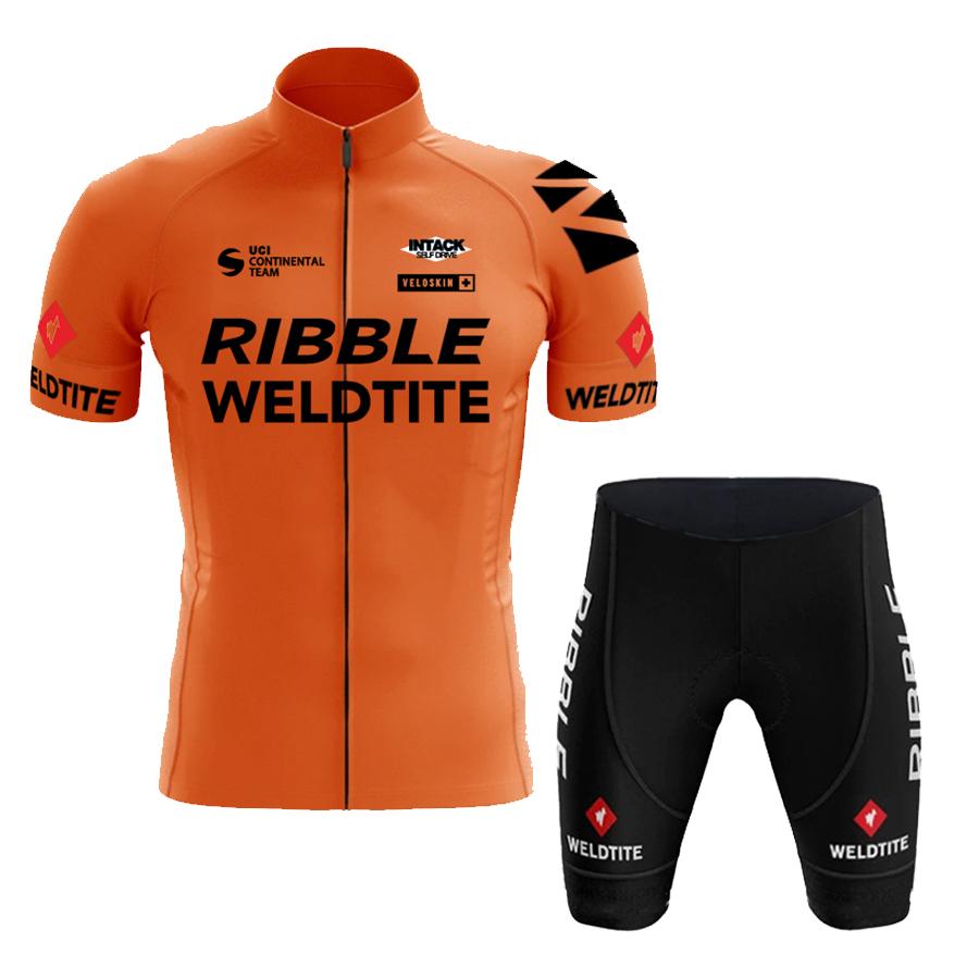 2026 Men's Summer Cycling Jersey Set Lightweight Quick-Dry Breathable Bike Wear with Padded Shorts for Road Mountain Bike