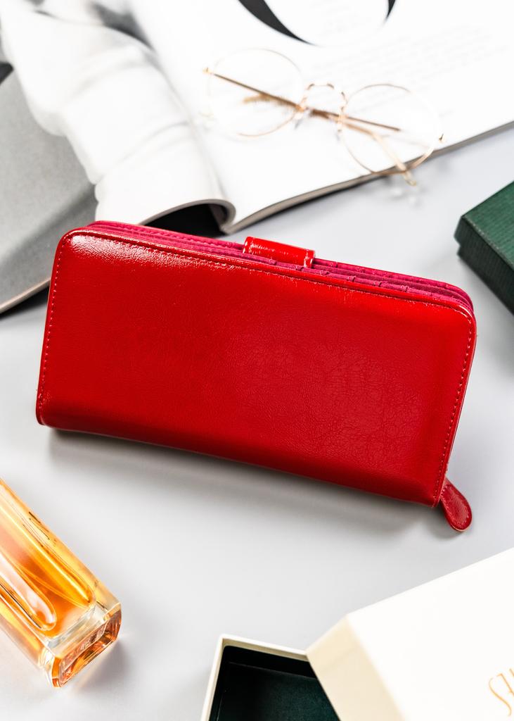 Women's PU wallet N113-APU-BL-3080 Y.Red