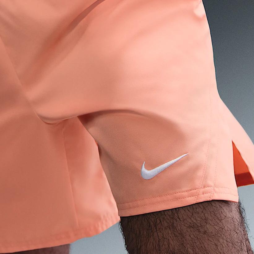 Nike Court Victory Dri-FIT 7" Comfortable Soft Fashion Versatile Casual Shorts Men Shorts Light-Orange FD5380-844