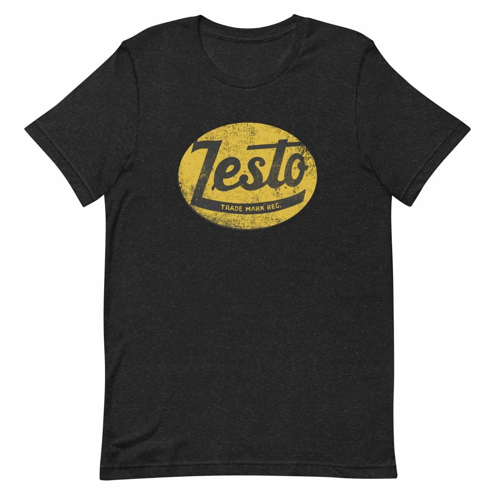 

Zesto Vintage Retro T Shirt Soda 50s Brand Graphic Tee For Men Women 2XL