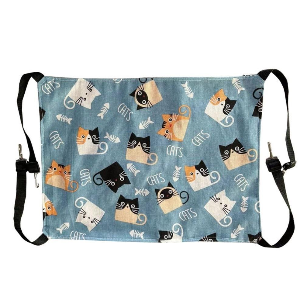 Hanging Cat Sleeping Bag Double-sided Cat Bed Cartoon Cat Hammock Pet Cage