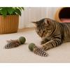 Cat Toy - EDEN - Katti - Catnip Ball - With Feathers - Pack of 2
