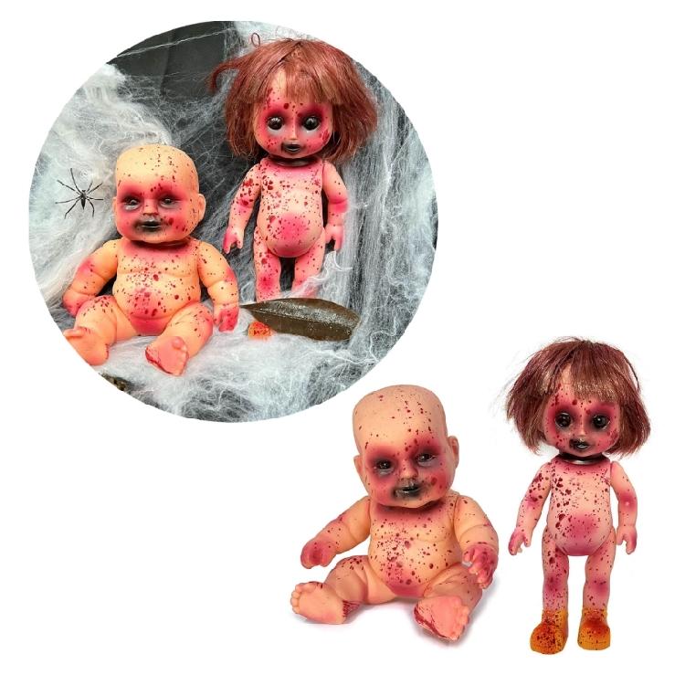 Spooky Decorative Blood Baby Dolls Perfect for Halloween Christmas Celebration