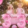 40palcové narozeninové balónky s čísly Dívčí narozeninový jumbo balón s číslem Balónky na párty Narozeninové dekorace