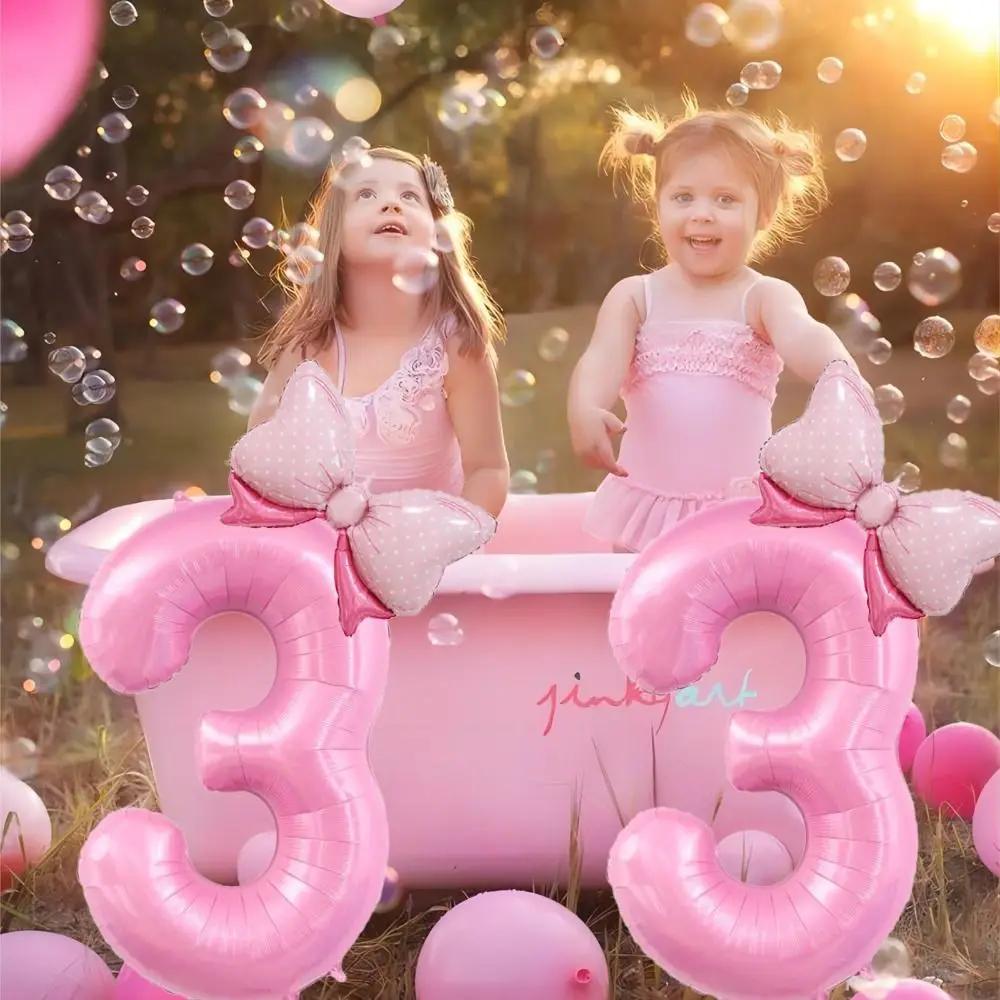 40palcové narozeninové balónky s čísly Dívčí narozeninový jumbo balón s číslem Balónky na párty Narozeninové dekorace