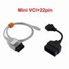 Neu Mini-VCI V18.00.008 Für-TOYOTA OBD2 Auto Diagnosekabel Mini VCI J2534 FTDI FT232RL TIS Techstream Auto Kabel Stecker