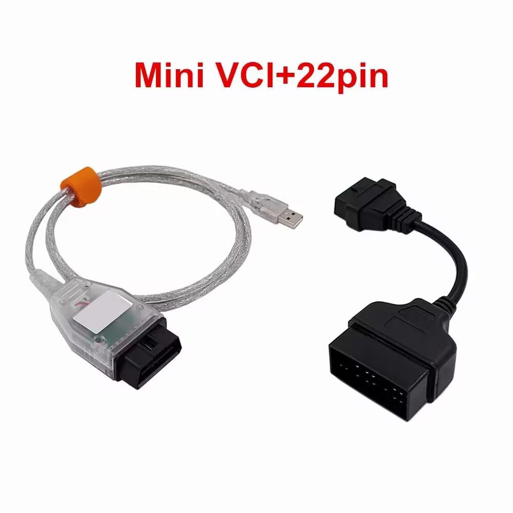 Neu Mini-VCI V18.00.008 Für-TOYOTA OBD2 Auto Diagnosekabel Mini VCI J2534 FTDI FT232RL TIS Techstream Auto Kabel Stecker