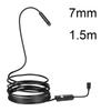 5.5 7MM Android Endoscope 3 In 1 USB/Micro USB/ Borescope Inspection Camera Waterproof for Smartphone Endoscope Camera