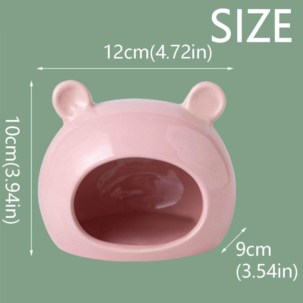 Creative Hamster Ceramic Nest Ceramics Hut Ceramics Hamster House Hamster Bed Cage Accessory