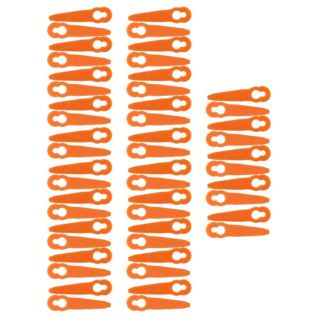 50pcs Plastic Blades For -STIHL FSA- 45 Cordless Grass Trimmer Mowing Heads Grass Trimmer Blade Garden Power Tool Accessories