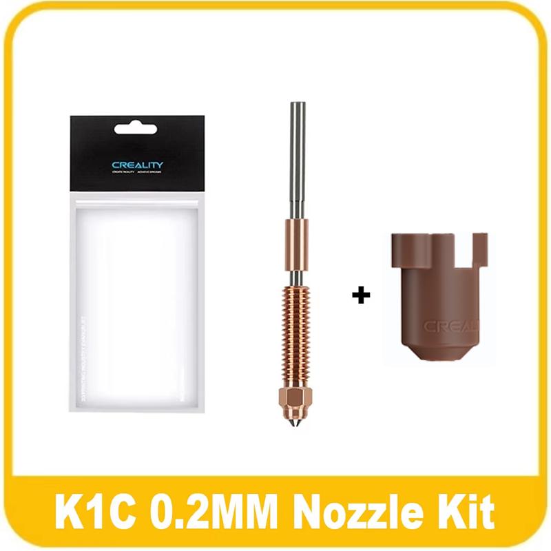 Creality K1C Nozzle Unicorn Quick-Swap Nozzle Kit Copper Alloy and Hardened Steel Nozzle for K1C/K1 MAX/Ender 3 V3 3D Printer