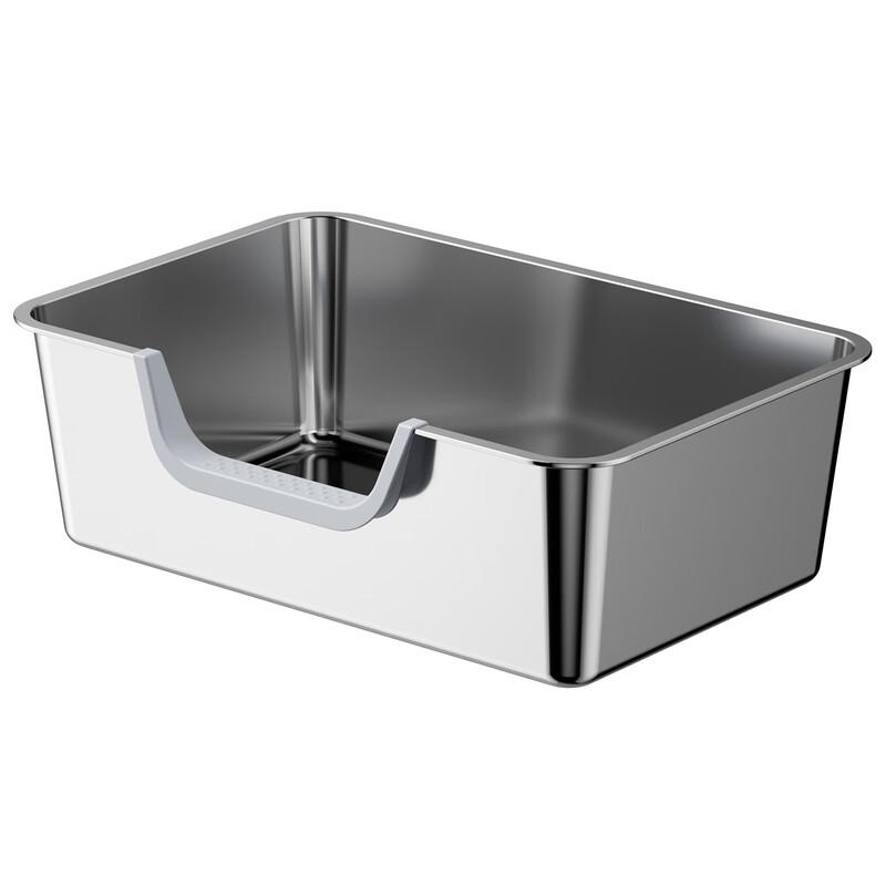 Jingyu Integrierte Spritzschutz-Katzenklo aus Edelstahl