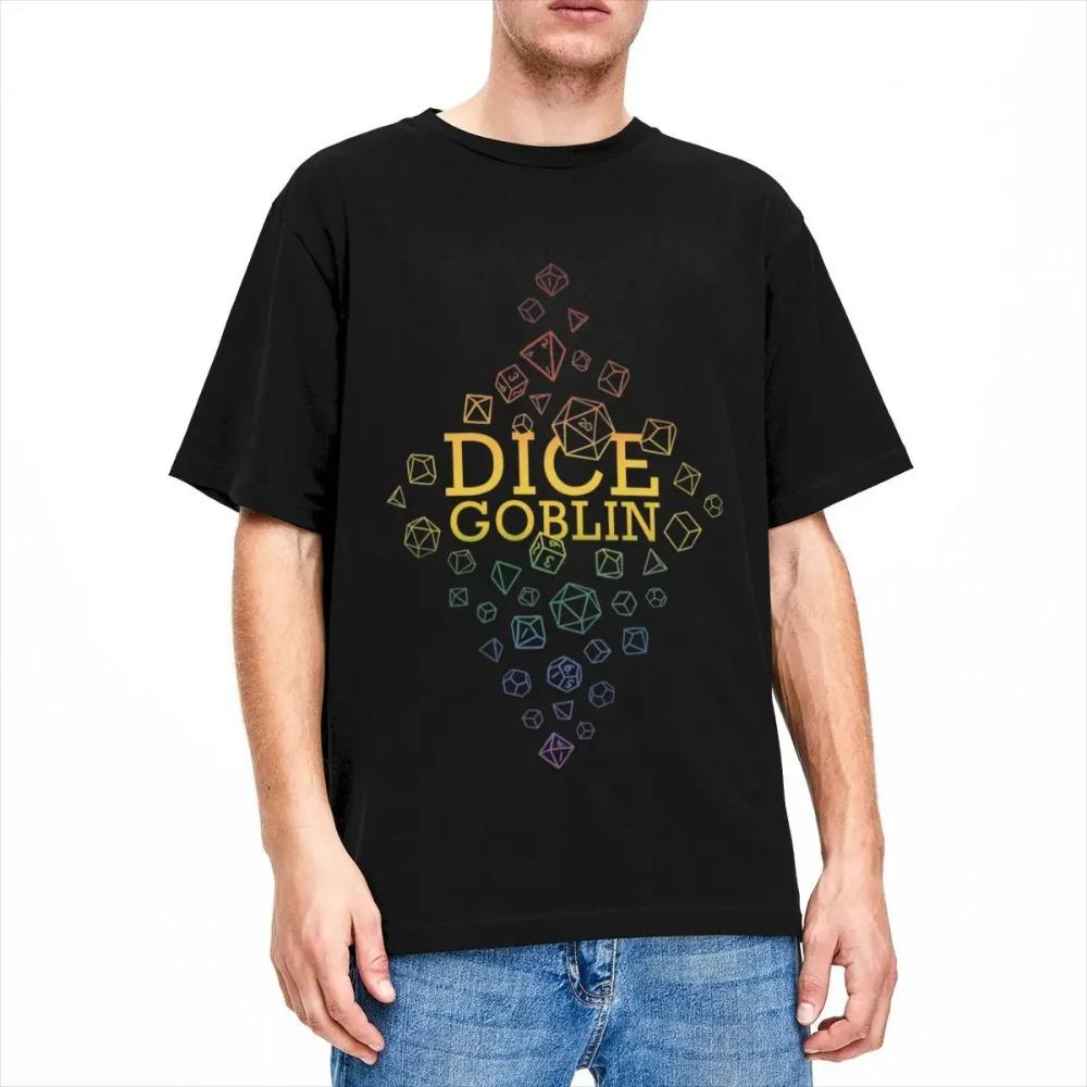 Herren Damen Dungeon Dragon Würfel Goblin Stolz Shirt Merch T-Shirt Kleidung Freizeit T-Shirts Erwachsener