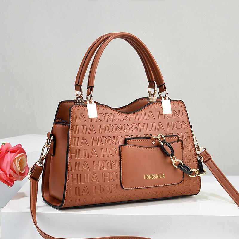 Atmospheric fashion handbag bag letter imprint shoulder bag exquisite chain accessories