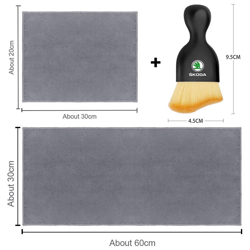 Car Washing Cleaning Tool Air Conditioner Air Outlet Cleaning Soft Brush For Skoda Octavia Octavia Kodiaq Karoq Kodiaq Superb Karoq VisionS