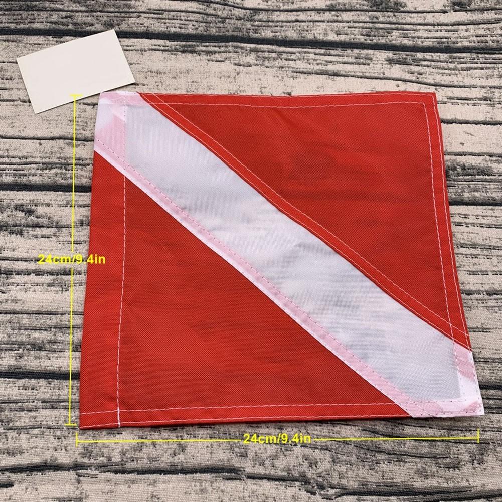 Boat Diver Down Dive Flag Red White Stitching Flag