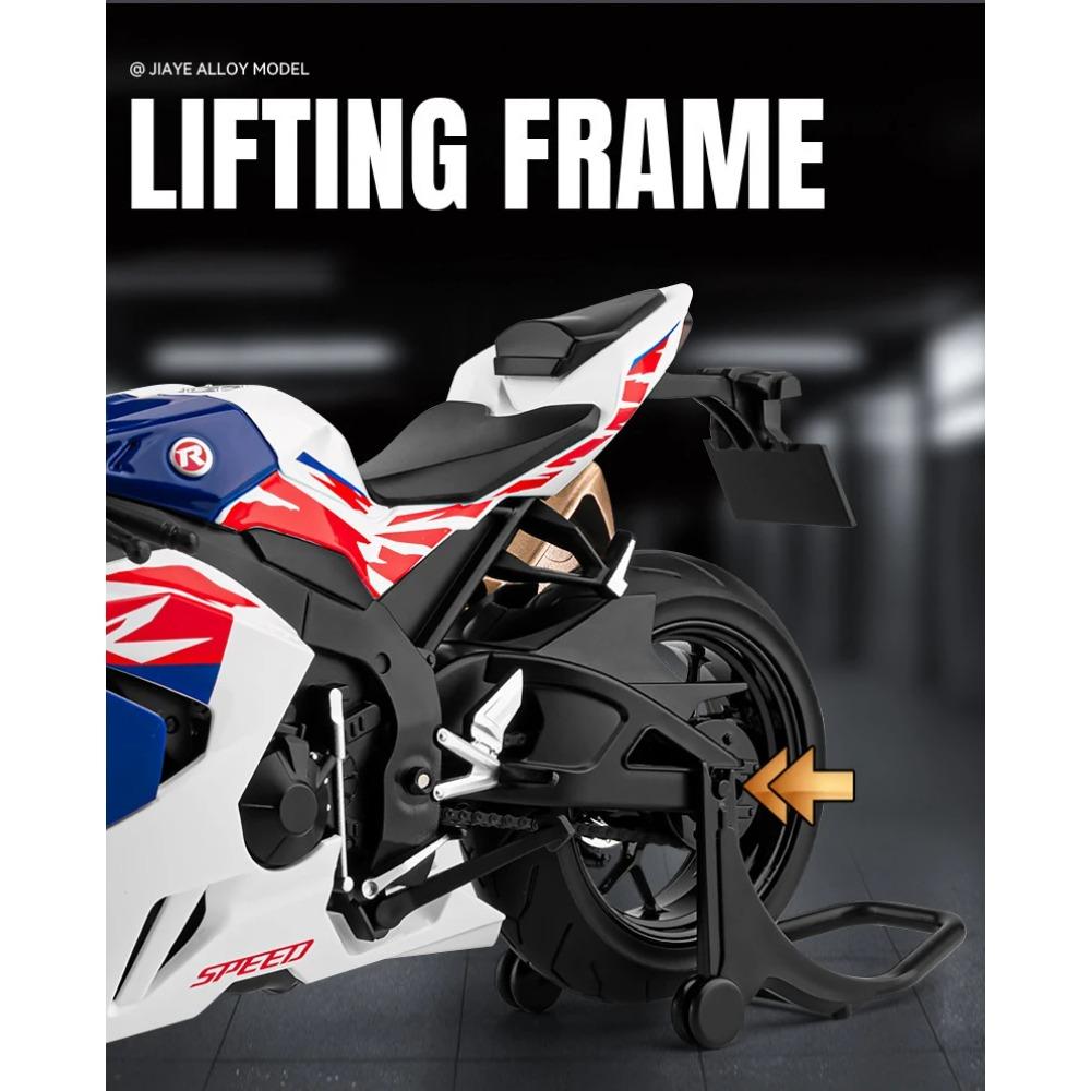 1/9 Honda CBR1000RR-R Alloy Motorcycle Model Diecast Metal Sound and Light Children Birthday Toy Car Motorcycle GIfts