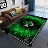 Ace of Hearts Poker Card Pattern Area Rug Non-Slip and Machine Washable Carpet for Living Room Bedroom Decor Floor Mat