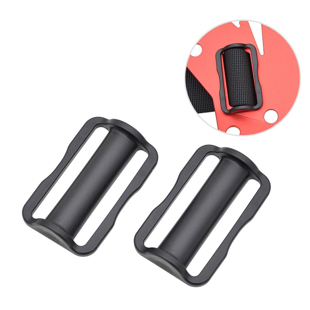 2Pcs Scubas Diving Snorkeling Weight Belt Keeper Retainer Diving Webbing Belt Slide Stoppers AntiLost Slide Buckles