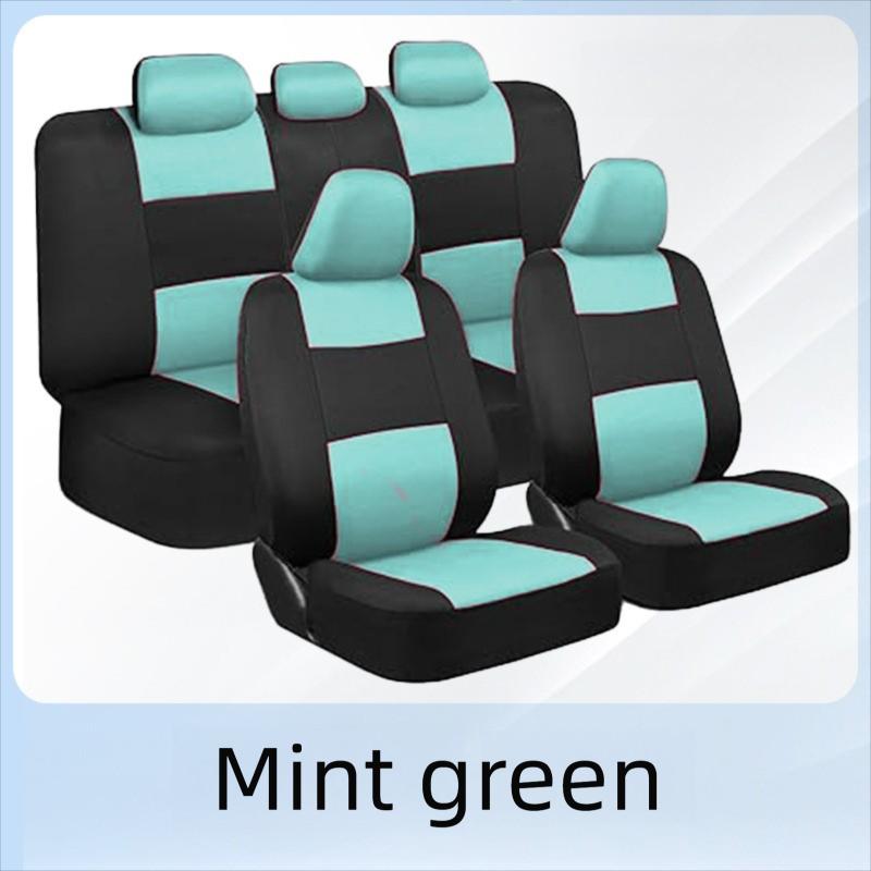 New 5Seats Full Set Car Seat Covers Auto Seat Decoration Rear Front Auto Seat Cover Car Cushion Protector Case Cover