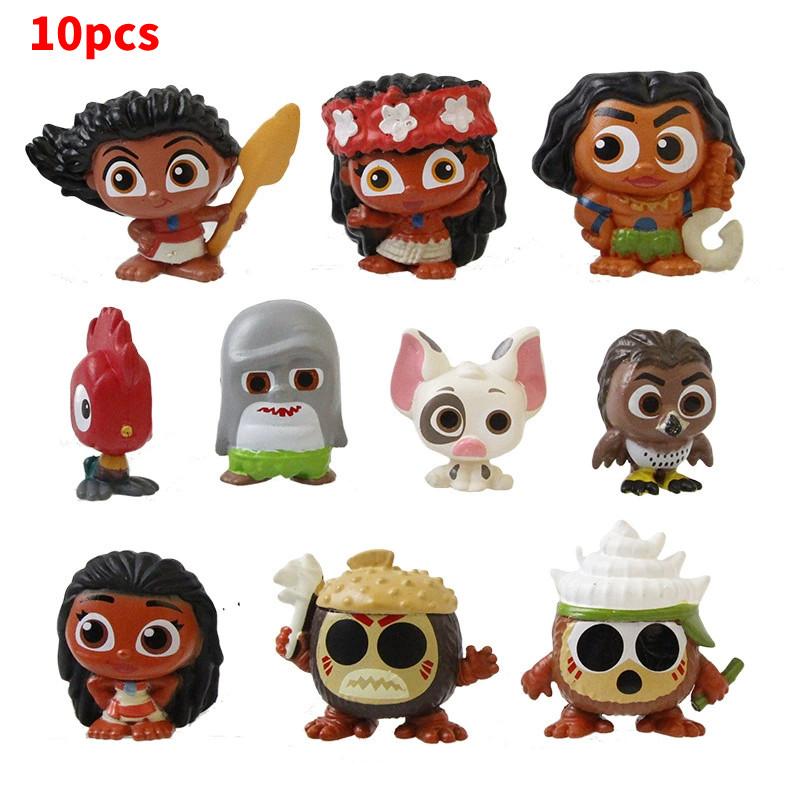 Moana Pvc Figurines Collection With Eyecatching Design For Play Display And
