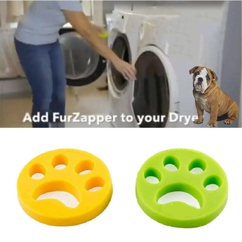 1Pcs Pet Fur Remover Pet Hair Removal Silicone Hair Stick Clothing Duster Pet Hair Holder Hair Sticky Pad Laundry Ball