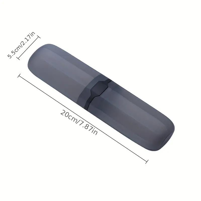 1pc Portable Travel Toothbrush Kit - Compact Multifunctional Storage Container with Light Gargle Cup, Toothpaste Holder, and Car
