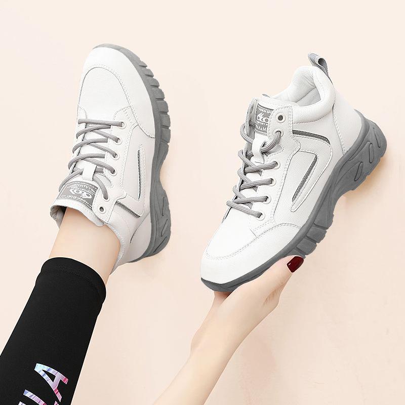 Women PU Athletics Running Shoes Female Winter Non-slip Casual Sneakers Ladies Sport Jogging Shoes