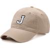 Initial Letter A-Z Embroidery Baseball Cap For Womne Men High Quality Soft Cotton Fashion Team Sport Visors Snapback Caps