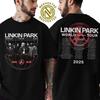 Linkin Park Globe Mercadoria Da Zero World Tour 2025 Camiseta Camiseta Unisex