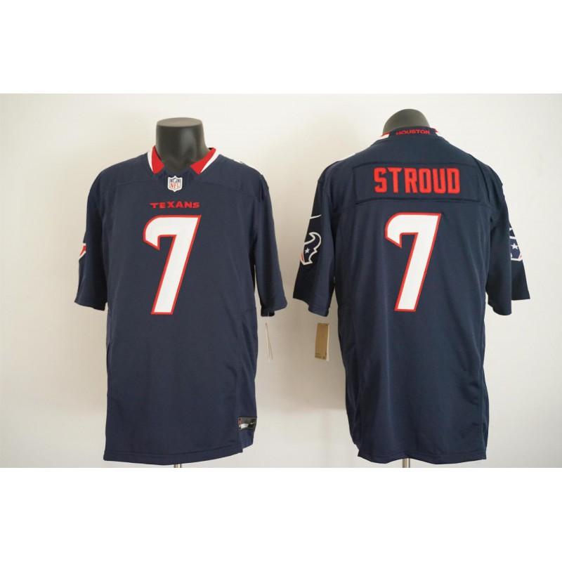 Houston Texans NFL Football Jersey Mens Sportswear Performance Tee Fall Winter Breathable Fan Apparel