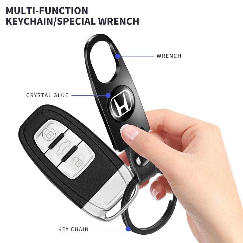 New 4Pcs Car Wheel Tire Valve Caps Air Stem Covers Accessories For Honda Civic Jazz Accord Pilot Passport Stepwgn CRV BRV HRV cwvc57