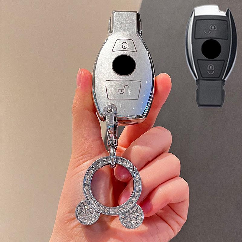 Tpu Car Key Case Cover Fob For Mercedes Benz A B C E G S Class Gls Gla Glk E200 E400 E63 S350 C260 C300 S400 S500 W204 W212 W176