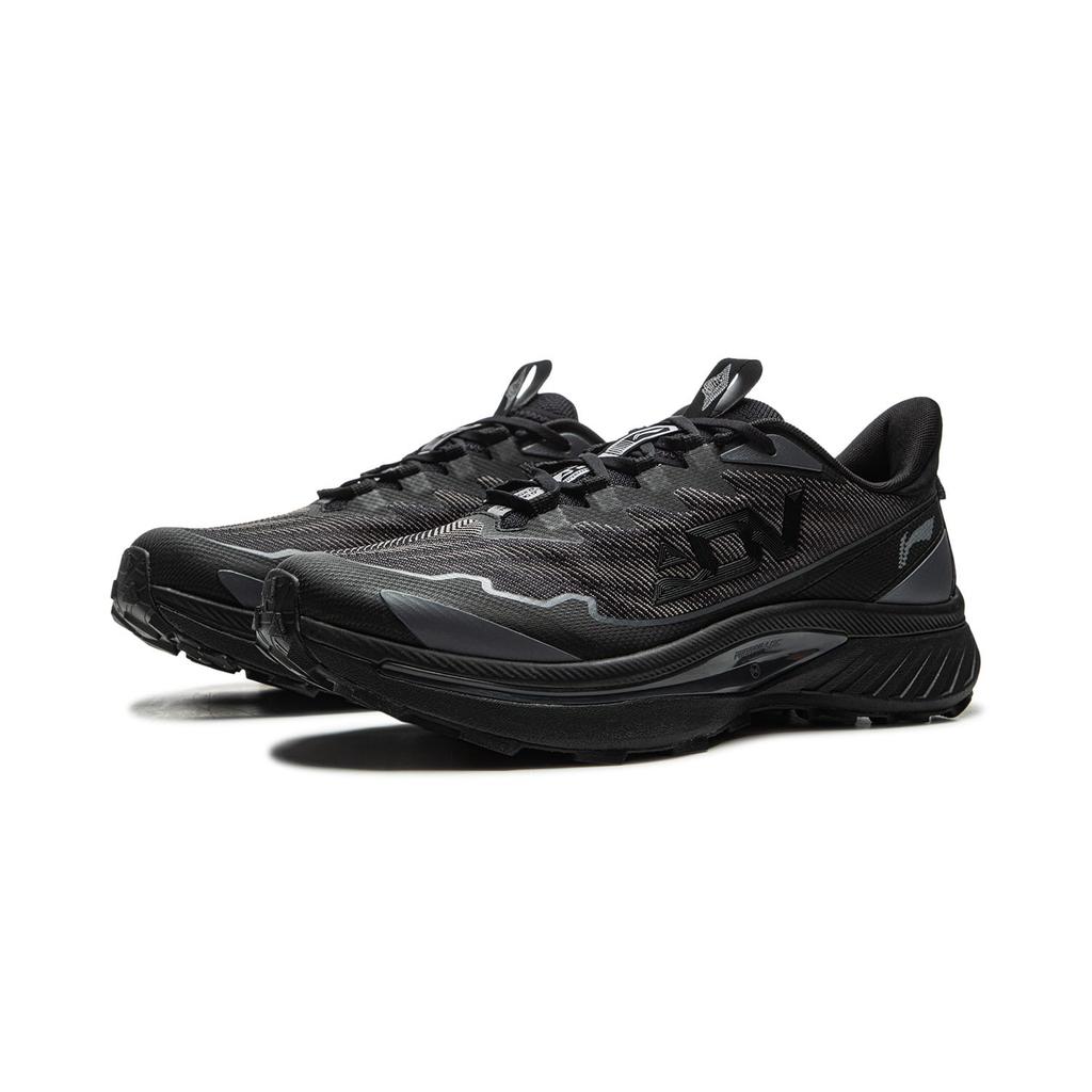 Li Ning Chasing The Sky Low top Trail Running Shoes Men's Black Gray ARNV015-8