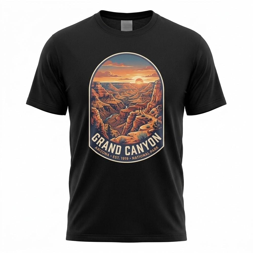Grand Canyon National Park Arizona Graphic T-Shirt Travel Unisex Tee