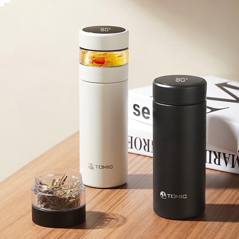 TOMIC Smart Temperature Display Tea Infuser Thermos
