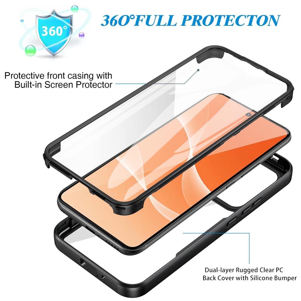 360 Full Body Front+Back Clear Phone Case For OPPO Realme 15 Pro Realme15 5G Screen Film Shockproof Back Cover