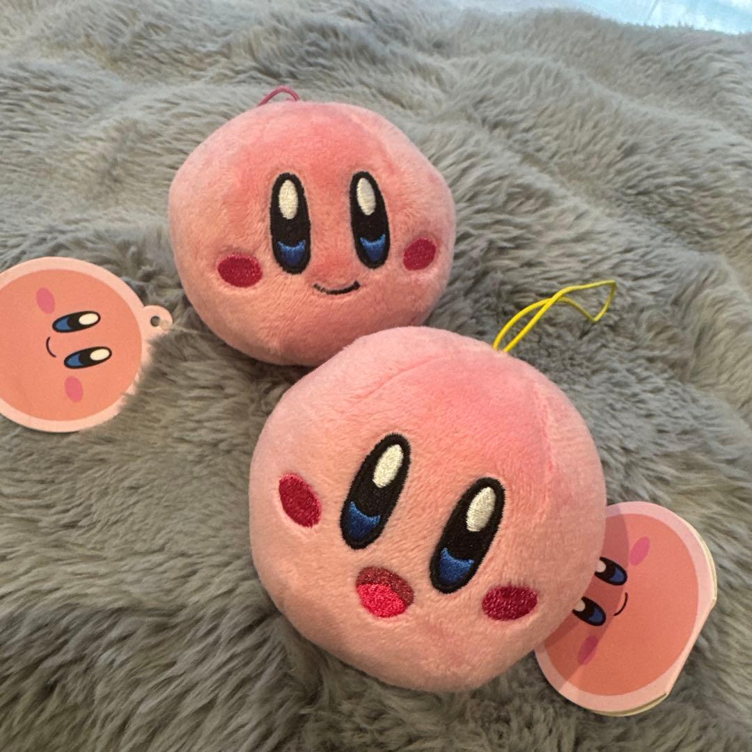 [New with tag] Set of 2 Kirby Face Mascot 2 types