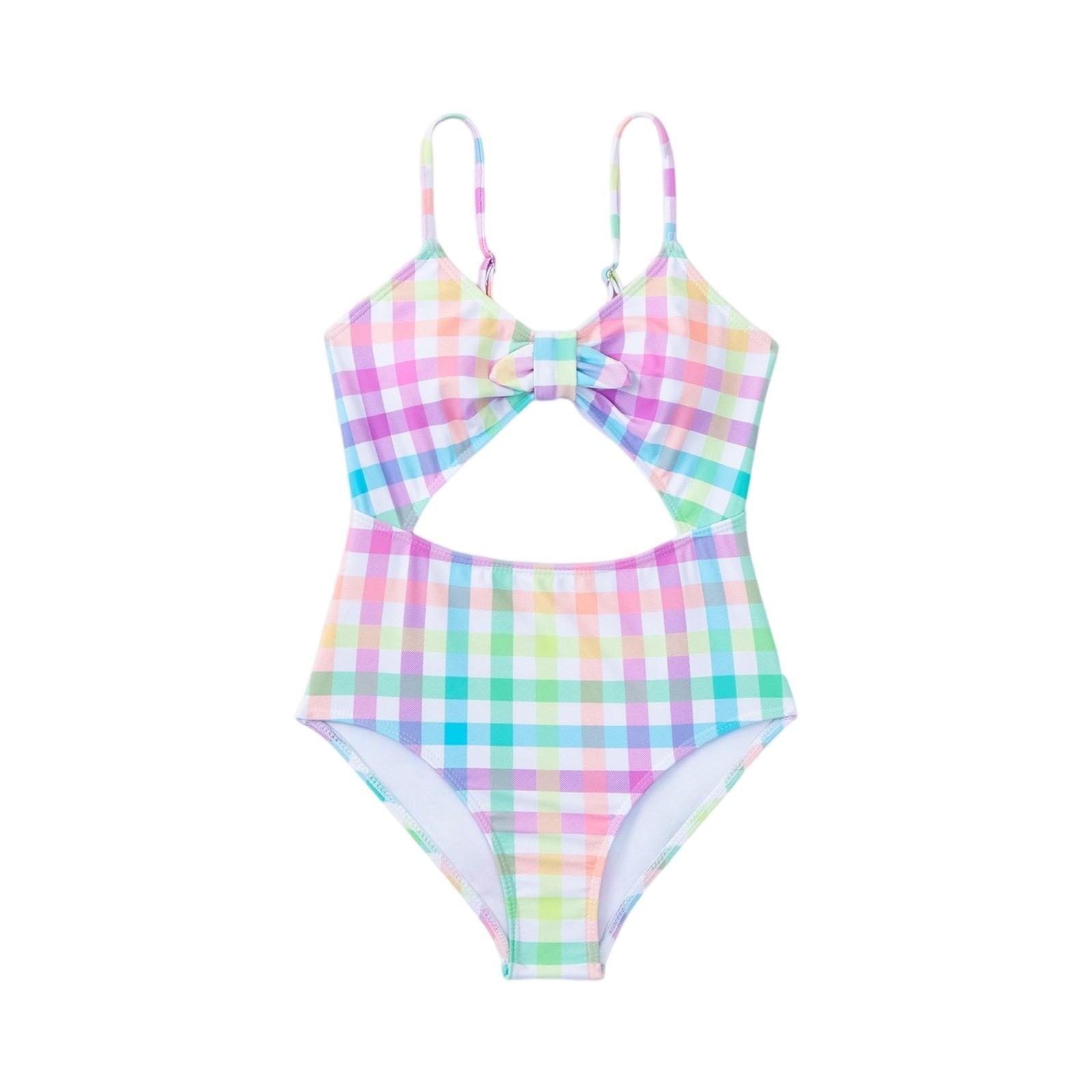 

Летний слитный купальник для девочек - Купальники 10