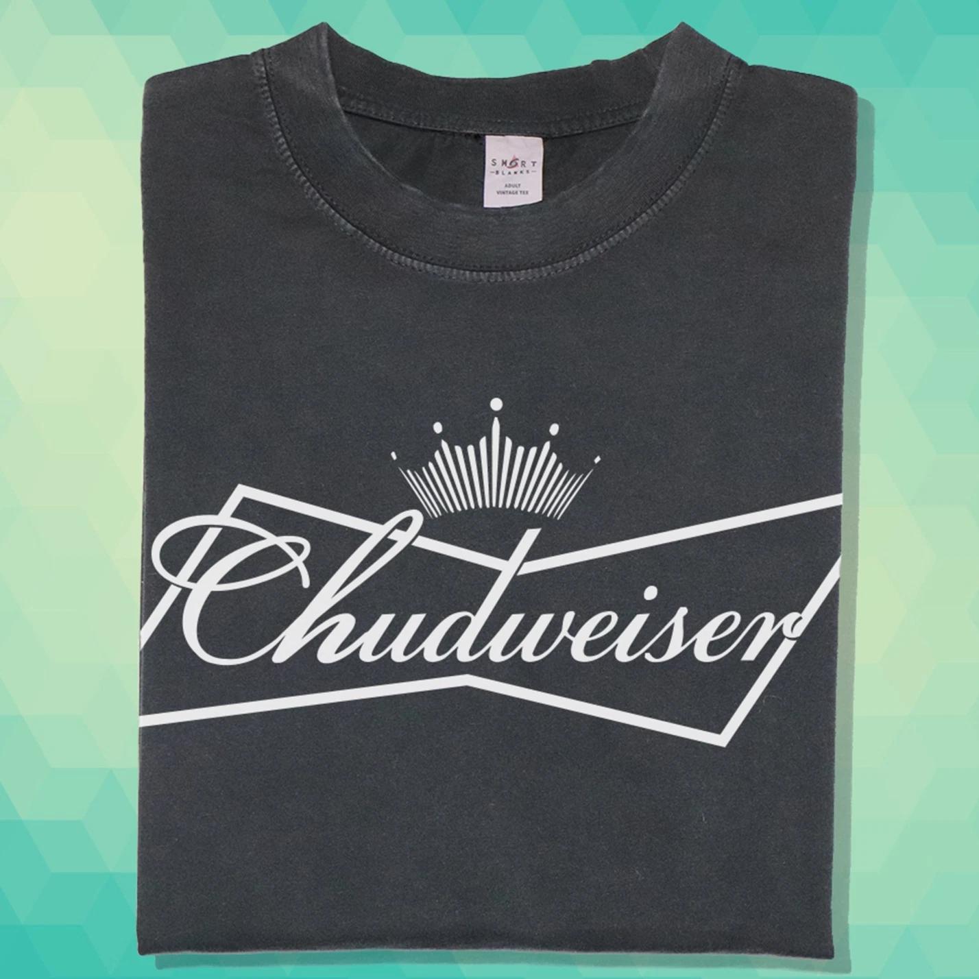 Chudweiser T-Shirt Chud-weiser Vintage Faded Tee - Funny Chud Shirt 4XL