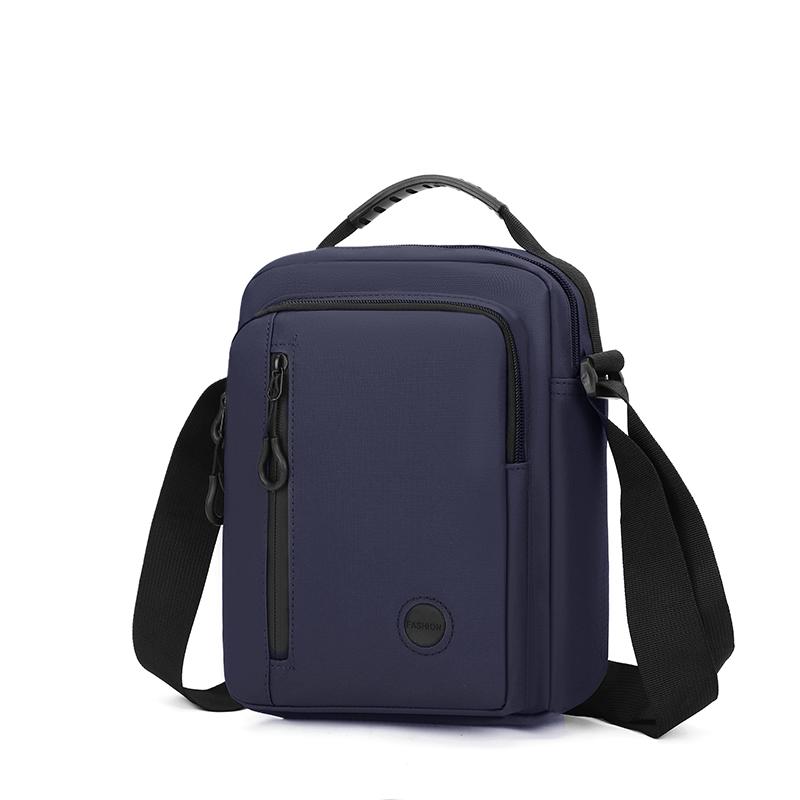 Men's Shoulder Bag Large Capacity Outdoor Commuter Mobile Phone Bag Water-Repellent Business Handbag