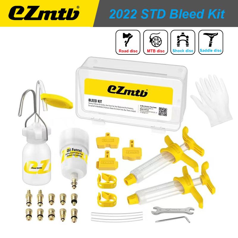 Ezmtb Bicycle Oil Funnel Bleed Kit For Shimano Magura Sram Avid Adapter Road MTB Bike Hydraulic Disc Brake Bleed Repair Tools