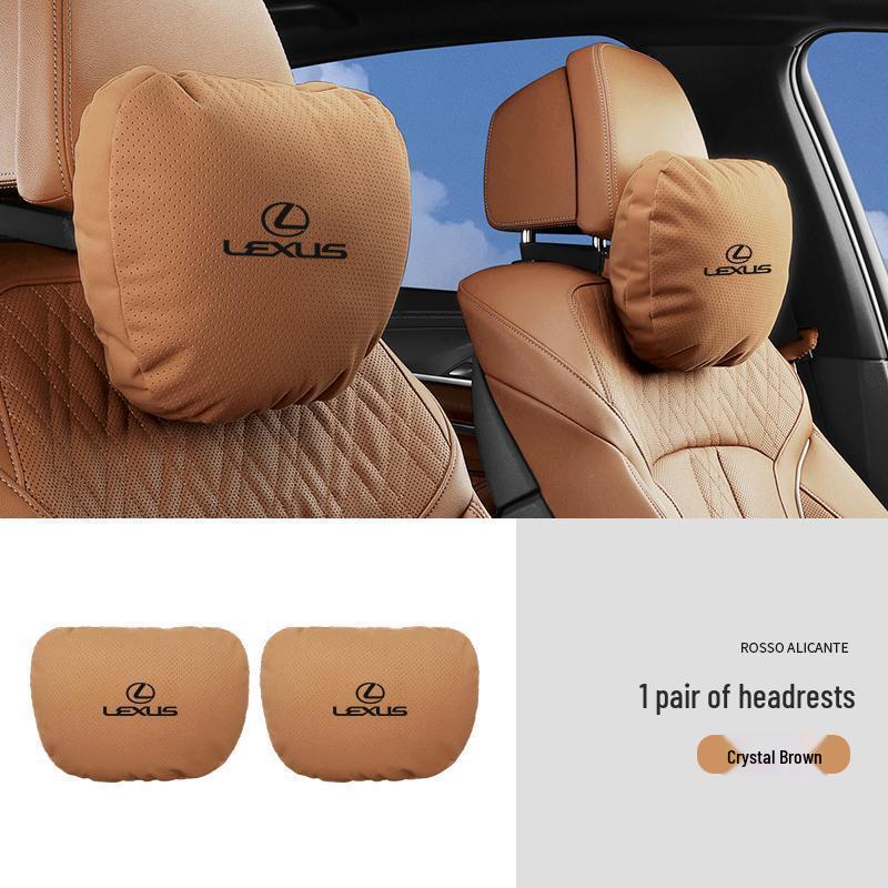 Compatible with Lexus suede seats, headrests, and lumbar supports (ES200, NX260, UX, RX300).