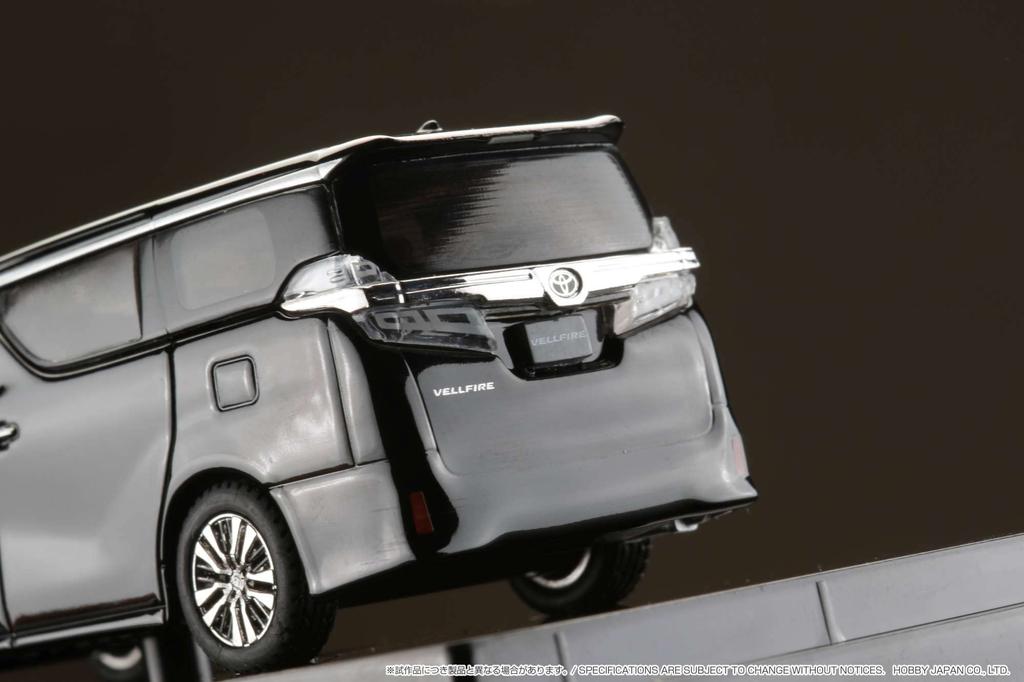 HJ64 Toyota Vellfire Z G EDITION Black Finished Model Kit HJ642028BK 1/64 (H30W) 2.5L