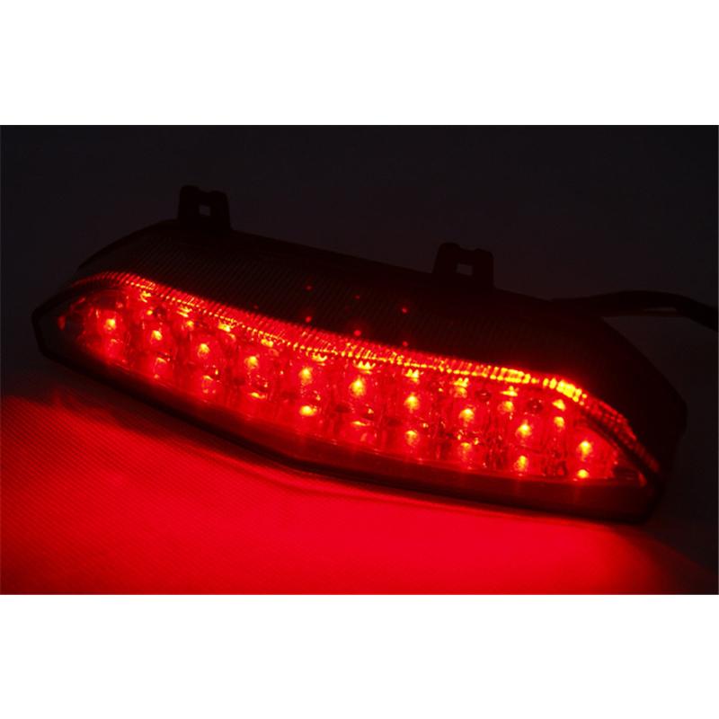 waase For Kawasaki GTR1400 Concours 14 2008 2009 2010 2011 2012 2013-2015 Tail Light Brake Turn Signals Integrated LED Light