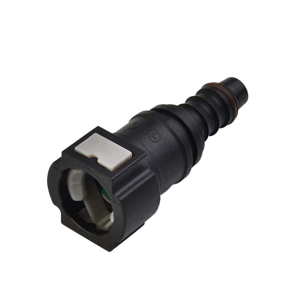 Fuel Line Hose Connector Pipe Connector 9.89-ID8 Straight Pipe Connector Set Parts Quick Release 9.89mm ID8 Quick Connect
